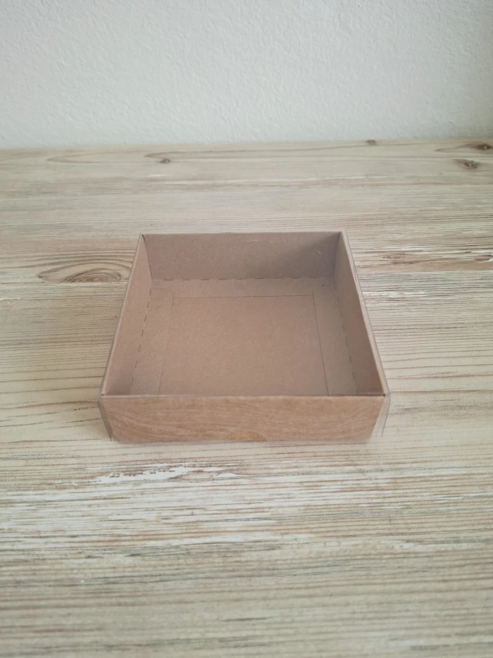 10×10×3 Kraft kutu 50 adet - thelavendercandle.com