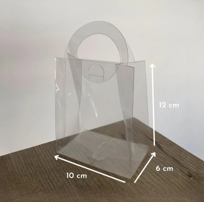 10×6×12 Asetat çanta 25 adet - thelavendercandle.com