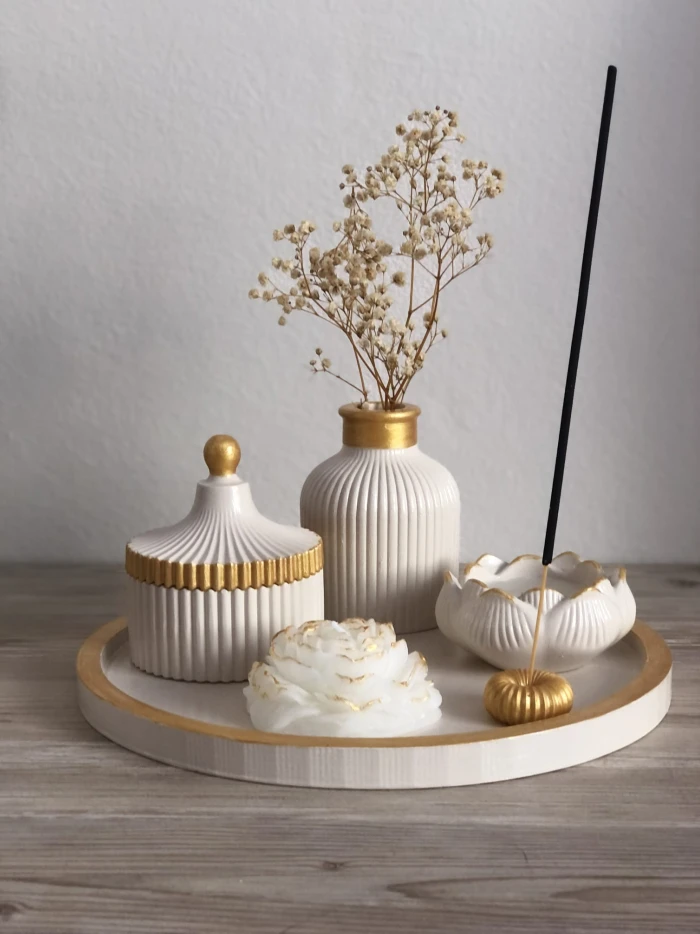 tabaklı mum - thelavendercandle.com
