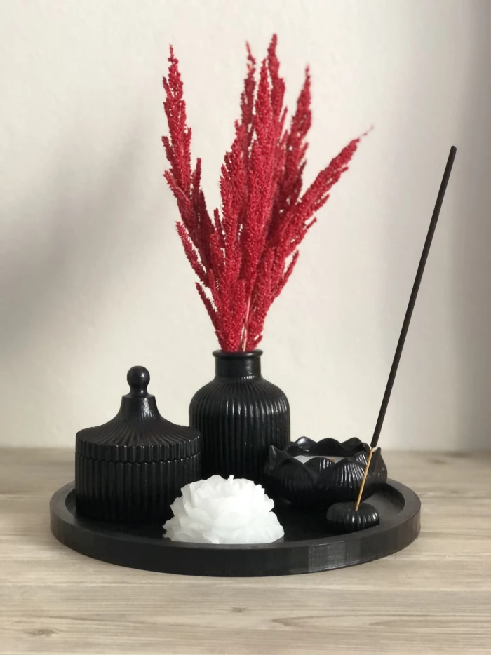 tabaklı mum - thelavendercandle.com