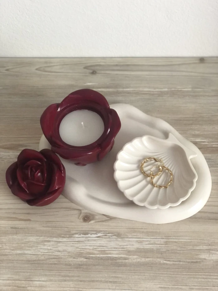 tabaklı mum - thelavendercandle.com