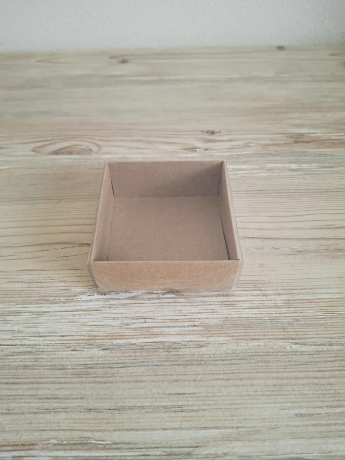 7×7×3 Kraft kutu 50 adet - thelavendercandle.com