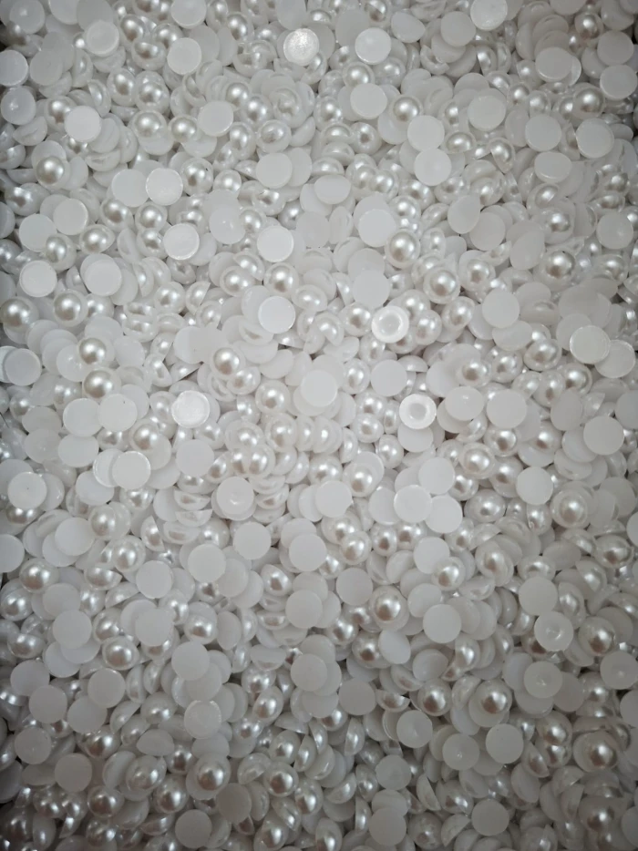 8mm yarım inci beyaz 20 gr. - thelavendercandle.com