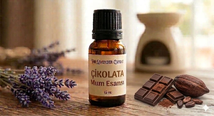 çikolata mum esansı 15cc. - thelavendercandle.com