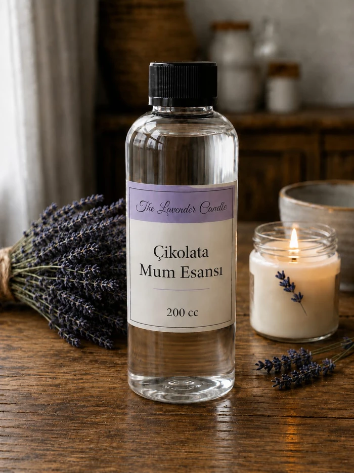 çikolata mum esansı 200cc. - thelavendercandle.com