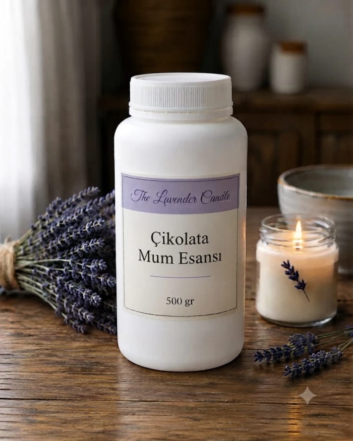 çikolata mum esansı 500gr. - thelavendercandle.com