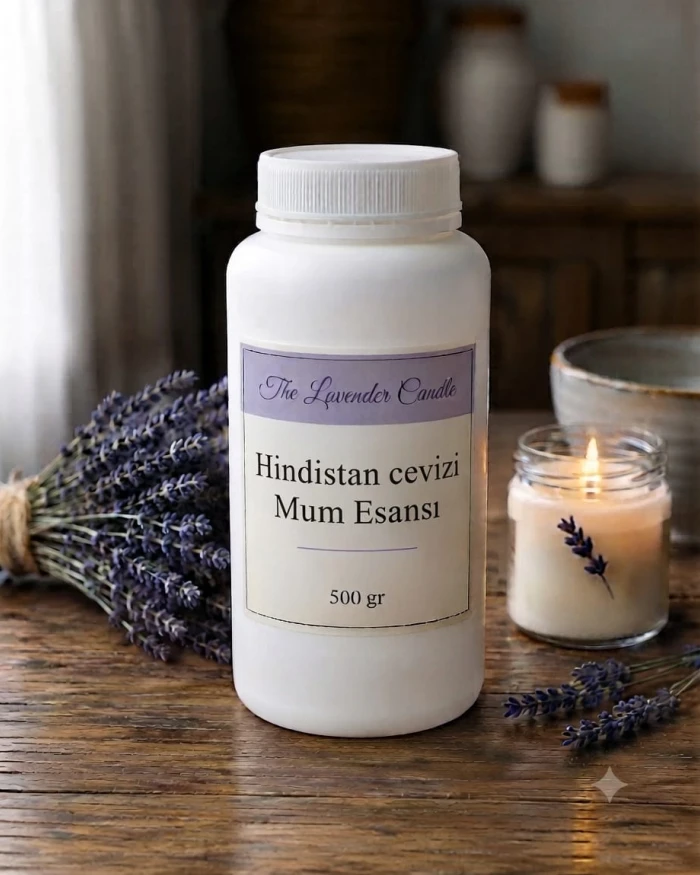 hindistan cevizi mum esansı 500gr. - thelavendercandle.com