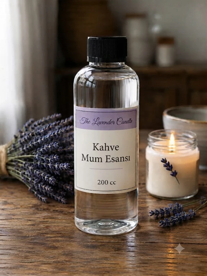 kahve mum esansı 200cc. - thelavendercandle.com