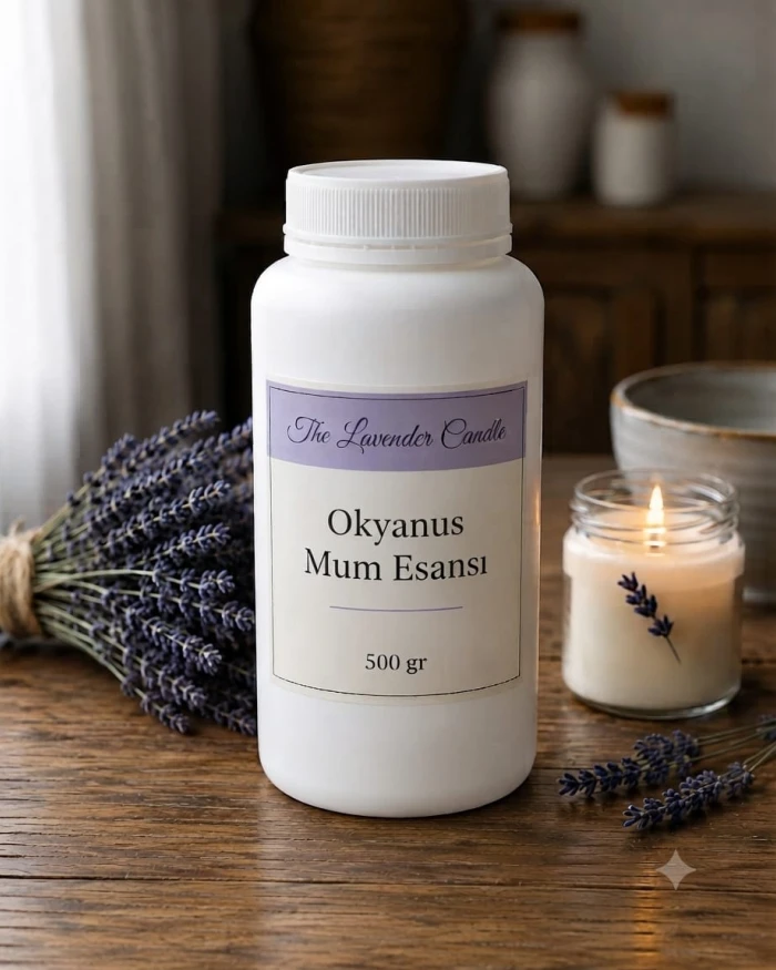 okyanus mum esansı 500gr. - thelavendercandle.com