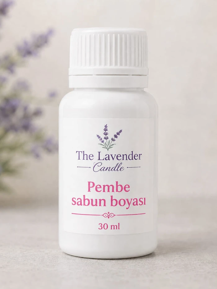 pembe sabun boyası - thelavendercandle.com