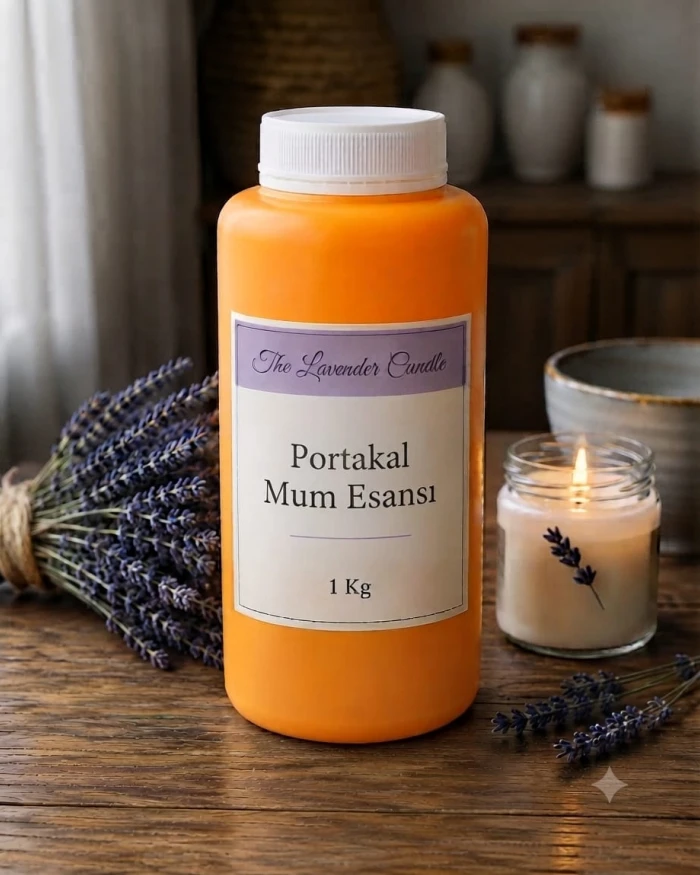 portakal mum esansı 1 kilo - thelavendercandle.com