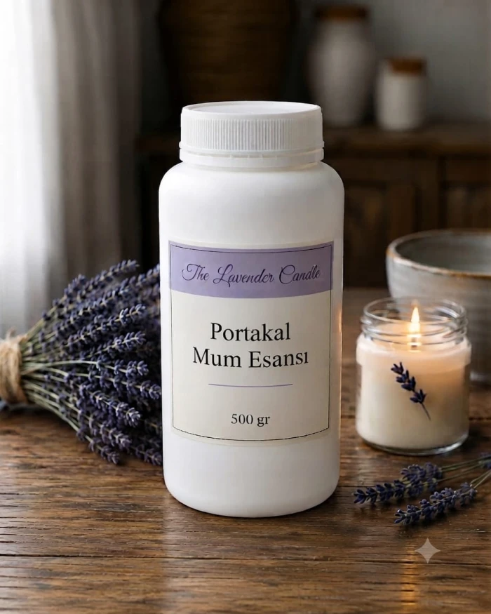 portakal mum esansı 500gr. - thelavendercandle.com