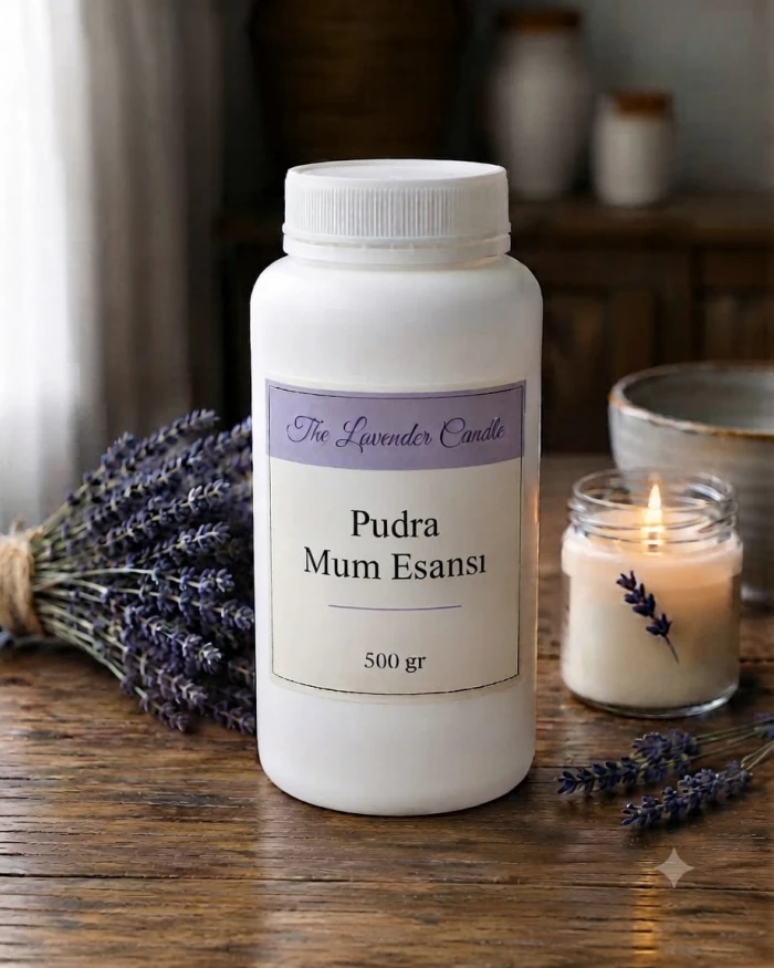 pudra mum esansı 500gr. - thelavendercandle.com