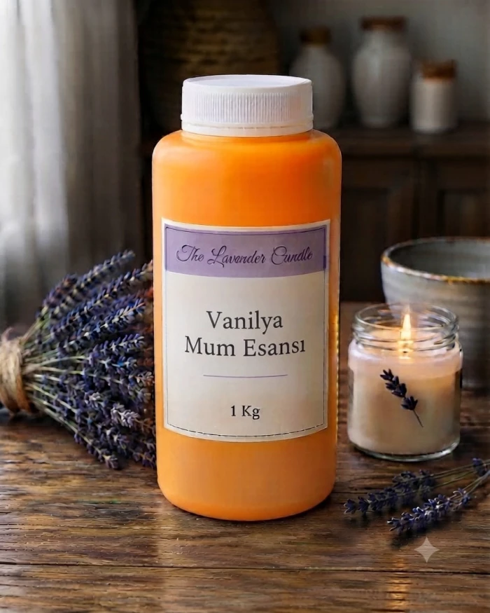 vanilya mum esansı 1 kilo - thelavendercandle.com