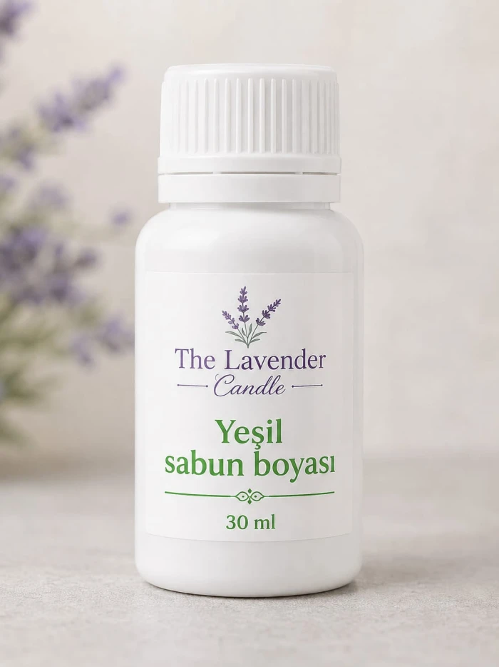 yeşil sabun boyası - thelavendercandle.com